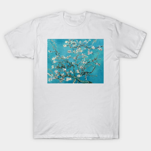 Van Gogh Blossoming Almond Tree T-Shirt by bragova